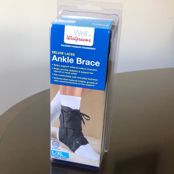 Walgreens deluxe laced ankle brace size L/XL.Black - Picture 8 of 8
